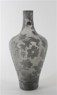 Vase, - Porzellan, Keramik und Glas