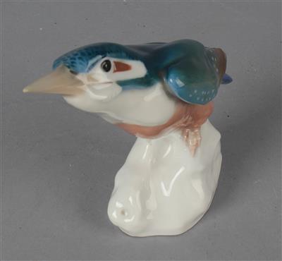 Meissen Eisvogel, - Antiquitäten