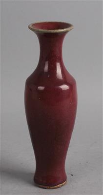 Ochsenblut Vase, - Antiquitäten
