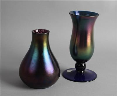 2 Vasen, - Works of Art