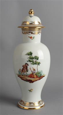 Deckelvase, - Antiquariato