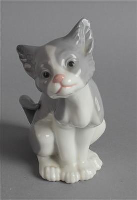 Sitzende Katze, - Antiquariato