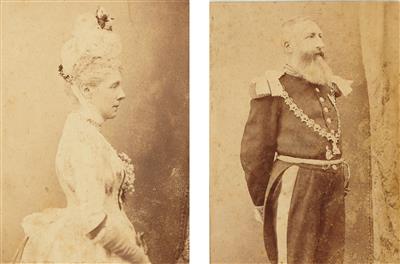 König Leopold II. von Belgien und Königin Marie, - Rekvizity z císařského dvora