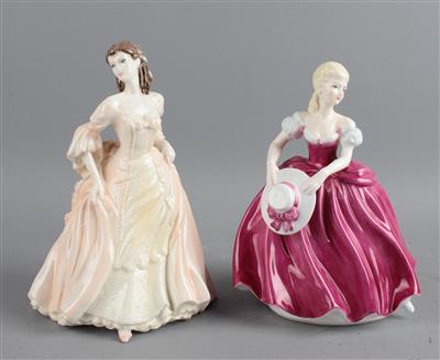 2 Damenfiguren "Ladies of Fashion", - Antiquitäten