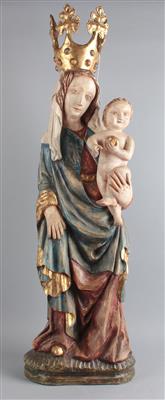 Madonna mit Kind, - Antiquitäten