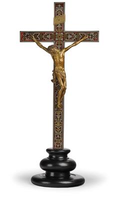 Standkreuz mit Corpus Christi, - Antiques