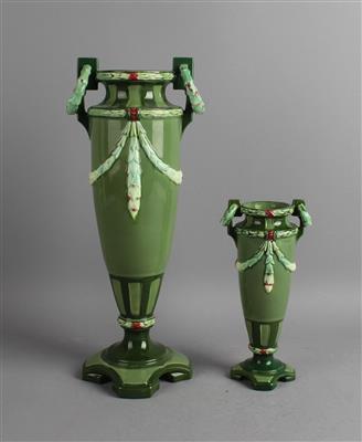 2 Jugendstil Vasen, - Antiques