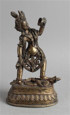 Bronzefigur der Vajravahari, - Starožitnosti