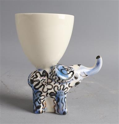 Rosemarie Benedikt, Elefant mit Schale, - Antiquariato