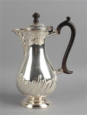 Englische Kaffeekanne, - Antiquariato