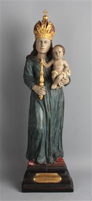 Madonna mit Kind, - Antiquitäten