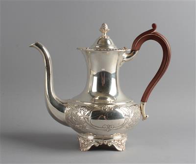 Sheffielder Kaffeekanne, - Antiques