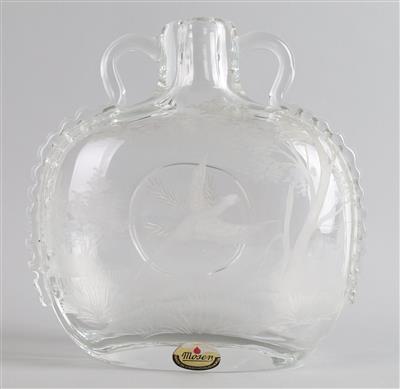 Flaschenförmige Vase mit Henkeln, - Antiquariato