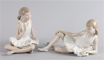 Zwei rastende junge Ballerinas, - Works of Art