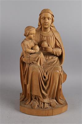 Madonna mit Kind, - Antiquariato