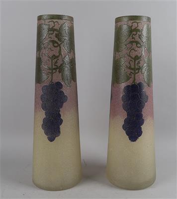 Paar Jugendstil-Vasen, - Works of Art