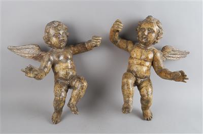 Paar Putti, - Works of Art