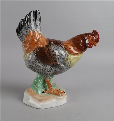 Huhn, - Antiquitäten