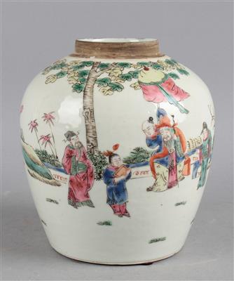 Famille rose Vase, - Works of Art