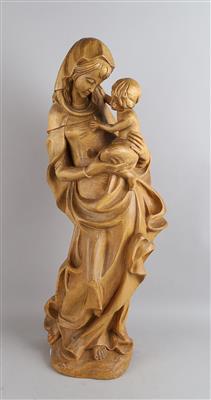 Madonna mit Kind, - Antiquariato