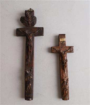 Zwei Reliquienkreuze, - Starožitnosti