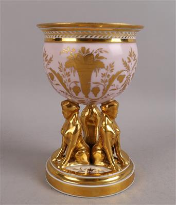 Zuckerschale, Lippert  &  Haas, Schlaggenwald um 1810/20, - Antiquariato