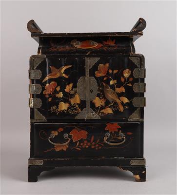 Japanisches Lackkästchen, - Antiquitäten
