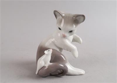 Katze mit Maus, Lladro, - Works of Art