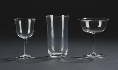 Lobmeyr-Gläser, Musselinglas, - Antiques