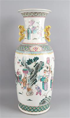 Famille rose Vase, - Antiquariato