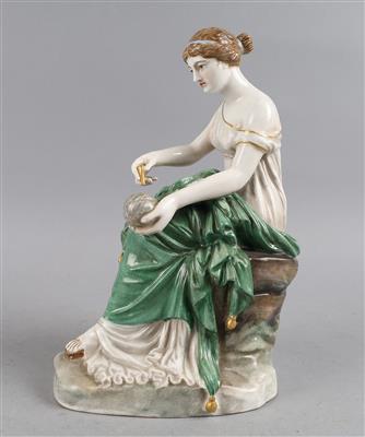 Weibliche Allegorie, Ginori, Doccia, 19. Jh., - Antiquitäten