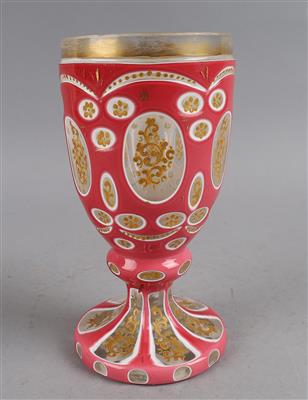 Pokal, Böhmen, 19. Jh., - Antiquariato