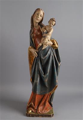 Peter Staffler - Madonna mit Kind, - Antiques