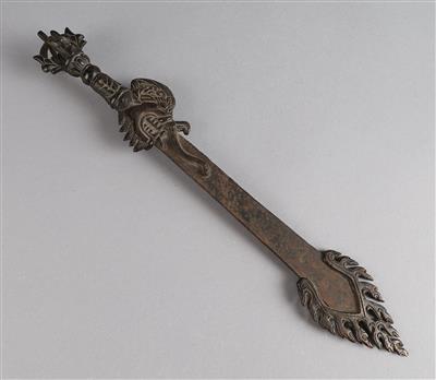 Ritualschwert, Tibet, - Antiquitäten