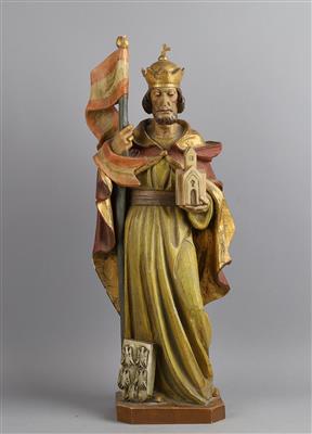 Hl. Leopold, Schutzpatron von Niederösterreich und Wien, - Antiquariato