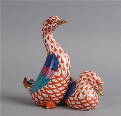 Zwei Enten, Herend, - Antiquariato