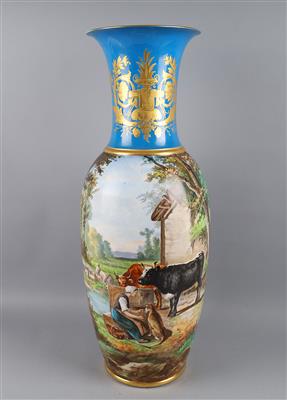 Große Vase, Böhmen Ende 19. Jh., - Antiquitäten
