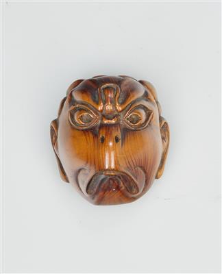 Karasu tengu Masken-Netsuke, Japan, Meiji Zeit (1868-1912) - Antiquitäten
