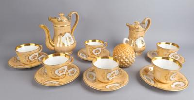 Kaffeeservice, Portheim  &  Sohn, Chodau um 1850/70, - Works of Art