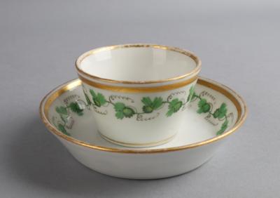 Tasse mit Untertasse, Kaiserl. Manufaktur, Wien 1836/38 - Starožitnosti