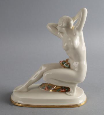 Art Deco Figur - Weiblicher Akt, - Antiquariato