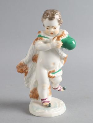 Jahreszeitfigur Winter, Meissen, 1977, - Antiquitäten