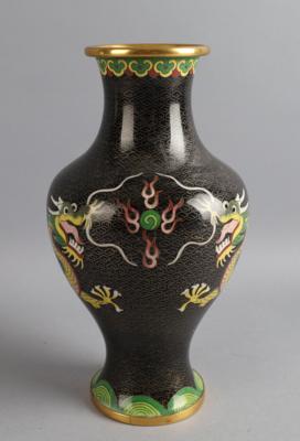 Cloisonné Vase, China, 20. Jh., - Starožitnosti