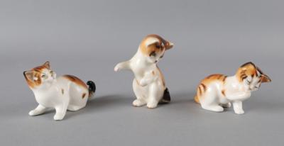 Drei kleine Katzen, Royal Doulton, - Antiquitäten