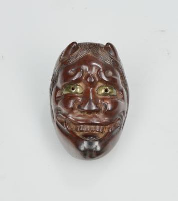 Hannyah Masken-Netsuke, Japan, Meiji Zeit (1868-1912) - Starožitnosti