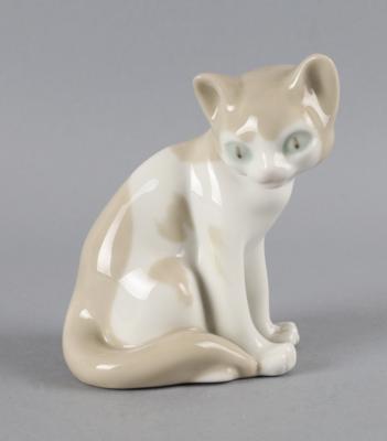 Sitzende Katze, - Antiquariato