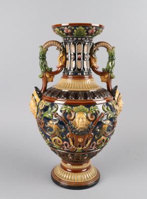 Vase, Johann Maresch, Aussig an der Elbe, Ende 19. Jh., - Antiquariato