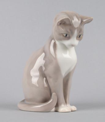 Sitzende Katze, Bing  &  Grondahl, - Antiquariato