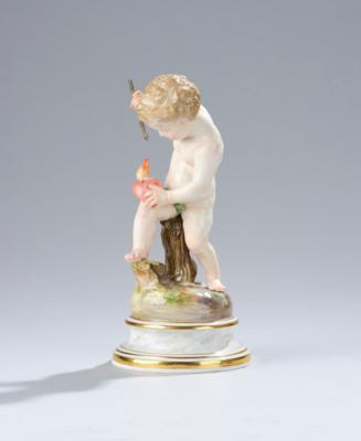 Amor ein Herz zerstechend, Meissen, um 1880/1900, - Antiquariato