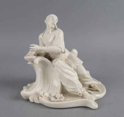 Sitzender Chinese mit Teetasse, Nymphenburg, 20. Jh. - Works of Art